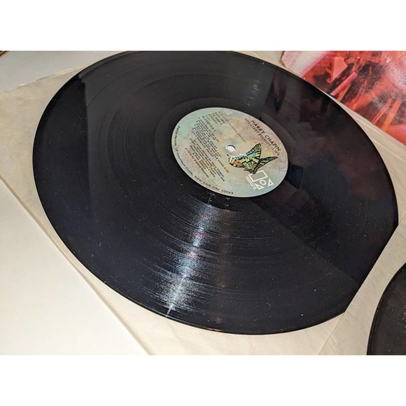 Vinyl Record HARRY CHAPIN Double LP Vintage Greatest Stories - Live - Picture 2 of 10